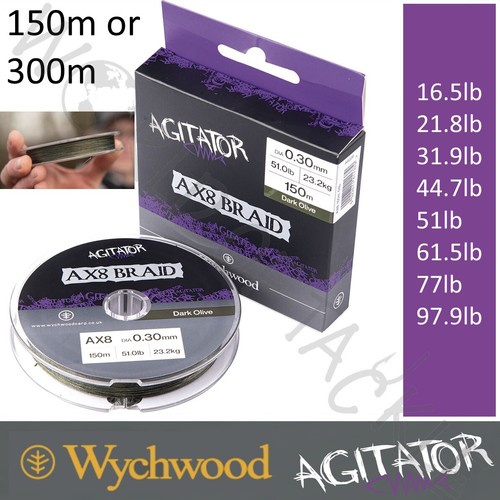 Wychwood agitator ax8 braided - wychwood,